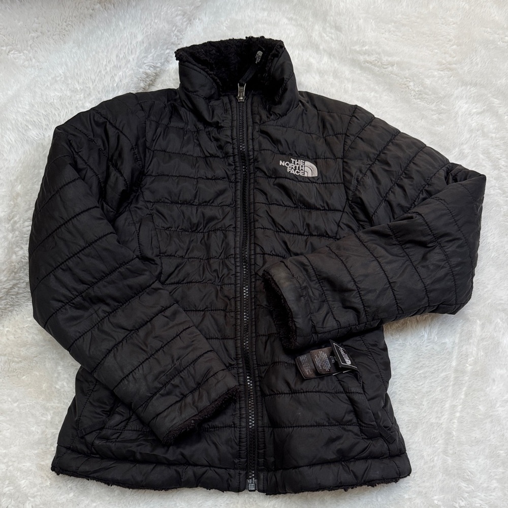 The North Face Mossbud Black Reversible Jacket